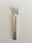 Georg Jensen Sterling Sølv Relief  Kagegaffel No 043