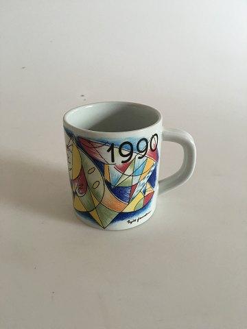 Royal Copenhagen Kleines Jahr Becher 1990