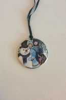 Royal Copenhagen Die liebe Familie Ornament "Schneemann" von 1991