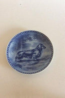 トーベ・スヴェンセン オリジナルドッグプレート デンマーク ロングヘアード・ダックスフンド ロングヘアード・ダックスフンド