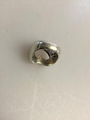 Georg Jensen Sterling Sølv Hjertering No 193 med gennembrudt front designet af Henning Koppel