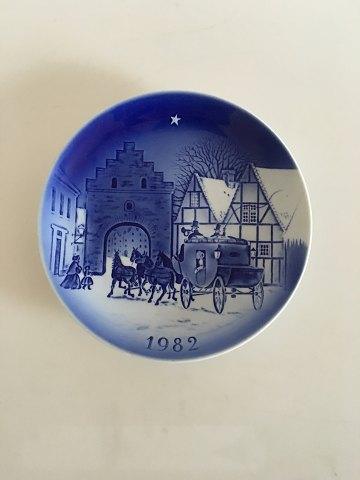 デシレH.C.アンデルセン童話クリスマスプレート 1982年メールコーチの12人