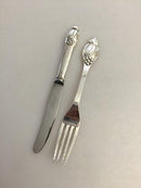 Evald Nielsen Sterling Sølv Barnebestik No 6 Sæt til 12 Pers.