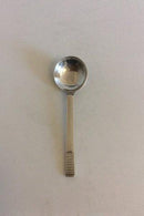 Georg Jensen Sterling Sølv Relief Bouillon Ske No 23