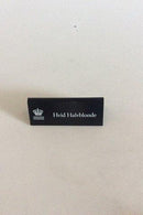 Royal Copenhagen Dealer Advertising sign in Plastic "Hvid Halvblonde"