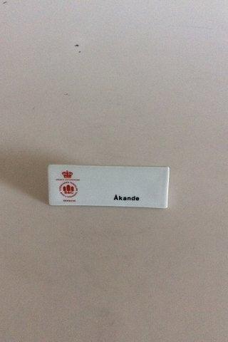 Bing & Grøndahl Dealer Advertising Sign 