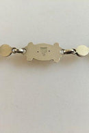 ジョージ ジェンセン スターリングシルバー ネックレス No15 シルバーストーン付き