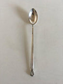 Georg Jensen Sterling Sølv Is-theske / Latte-ske Konge No 078