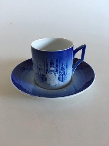 Royal Copenhagen Weihnachtstasse und Untertasse 1991