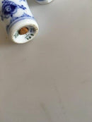 Royal Copenhagen Musselmalet Riflet Salt og Peber Sæt No 439