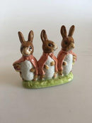 Beswick England Figurine of Beatrix Potter's Flopsy, Mopsy & Cottontail.