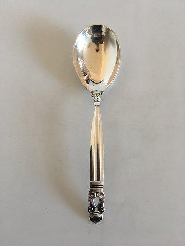 Georg Jensen Sterling Sølv Konge Buet Marmeladeske No 165