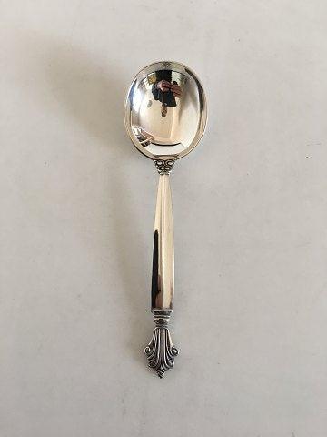 Acanthus (Sterling, 1917) Hollow Handle Paddle Butter Spreader (Solid Acanthus (Sterling, 1917) Hollow Handle Paddle Butter Spreader (Solid