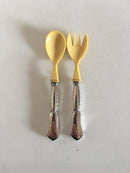 露易丝-科尔银质和角质餐具套装