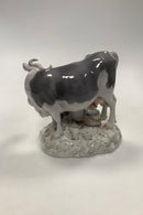 Bing and Grondahl Figurine Milkmaid, cow and cat No 2017