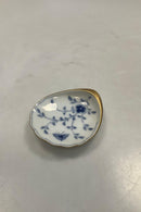 Bing og Grøndahl Sommerfugl med guld Smør Asiet / Kaviar Skål No. 200