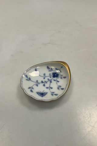 Bing und Grondahl Schmetterling mit Gold Butter Asiet / Kaviar Schale Nr 200