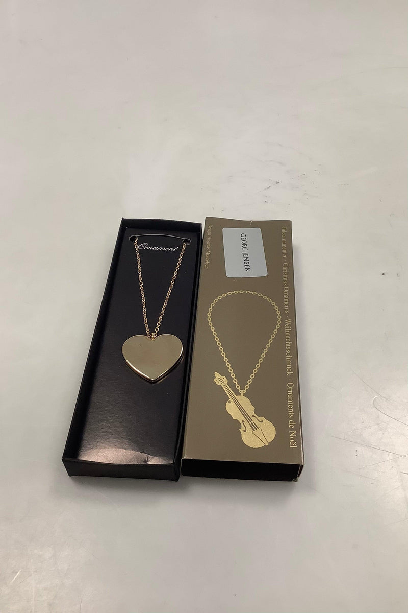 Georg Jensen Ornament Forgyldt Hjerte 1990