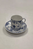 Royal Copenhagen Blue Fluted Half Lace Mini Cup No 530