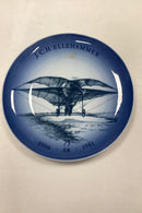 Danish Aviation Plate J.C. H. Ellehammer 1906 75 years 1981 Measures 18 cm ( 7.09 in. )