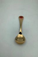 Georg Jensen Year Spoon 1994 in Gold Plated Sterling Silver with Enamel