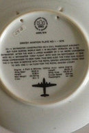 Bing & Grøndahl SAS Flyver Platte No 1 1976