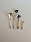 Georg Jensen Sterling Silber König Besteck Set von 80 Stück