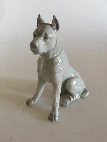 Heubach Porcelæns Figurine af Hund