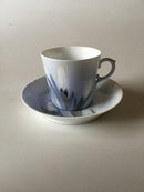 Royal Copenhagen Art Nouveau Mokka Kop og Underkop Unika signeret af Oluf Jensen