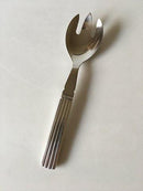 Georg Jensen Bernadotte Salad Serving Fork in Sterling Silver and Stainless Steel No 110B