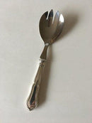 Rita W & S Sørensen Salat Serveringsgaffel i Sølv og Rustfrit Stål