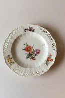Royal Copenhagen Saxon Flower Dinner-/Fruit Plate Premium model with pierced border