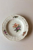 Royal Copenhagen Saxon Flower Dinner-/Fruit Plate Premium model with pierced border