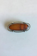 Brooch Silver 826S with Amber, Skagen, Christian Fjerdingstad
