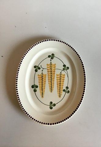 Aluminia Golden Rain (Goldregen) Ovale Schale Nr. 10/214