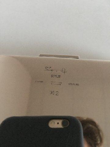 Georg Jensen Sigvard Bernadotte Lågboks No 712