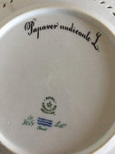 ロイヤルコペンハーゲン フローラダニカ ランチプレート No3554 リム部分に透かし彫りが施されています。