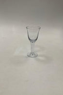"Hvid Klokke" Portvinsglas Holmegaard. 13.7 cm H