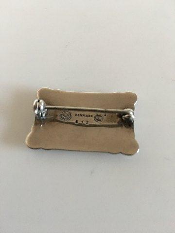 Georg Jensen Sølv Broche No 213 med Svane