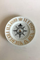 Bing & Grøndahl Mindeplatte Frederik IX REX 11.3.1899-14.1.1972