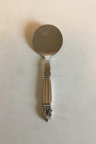 Georg Jensen Sterling Sølv og Rustfrit stål Serveringsspade Konge No 206