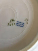 Royal Copenhagen Plate No 166/2031 with Handpainted Flower and Butterfly