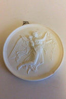 Stor Royal Copenhagen Bisque Platte Dag No 123. Kopi fra 1840 after Thorvaldsens original fra Rom 1815.