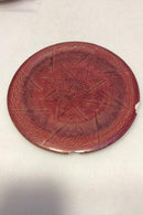 Royal Copenhagen Salto fad / tallerken i Okseblodsglasur.