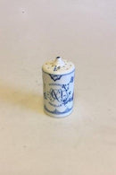 Bing Grondahl蓝色彩绘凹槽胡椒粉盒