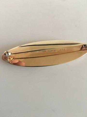Hans Hansen 14K Guld Broche No 102