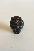 皇家哥本哈根石器的猴子形象，编号20209。设计者：Knud Kyhn