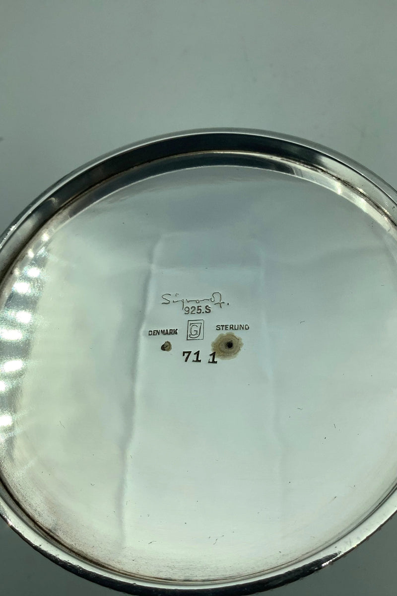 Georg Jensen Sterling Sølv Lysestager af Bernadotte No 711A