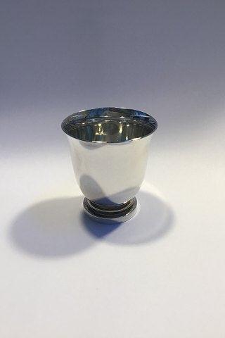 Georg Jensen Pyramide Sterling Sølv Cigaret Kop / Bar glas No 660A