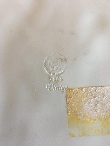 Bing & Grøndahl Thorvaldsen Biscuit Platte No 4003 Vinter